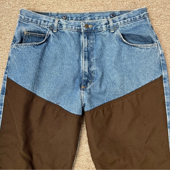 Wrangler Pro Gear Denim Blue Jeans 40x30 Chore Pants Durable Heavy Work - Picture 3 of 12